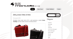 Desktop Screenshot of manuellahairclub.com.br