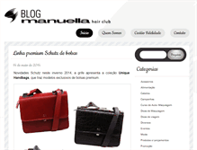 Tablet Screenshot of manuellahairclub.com.br